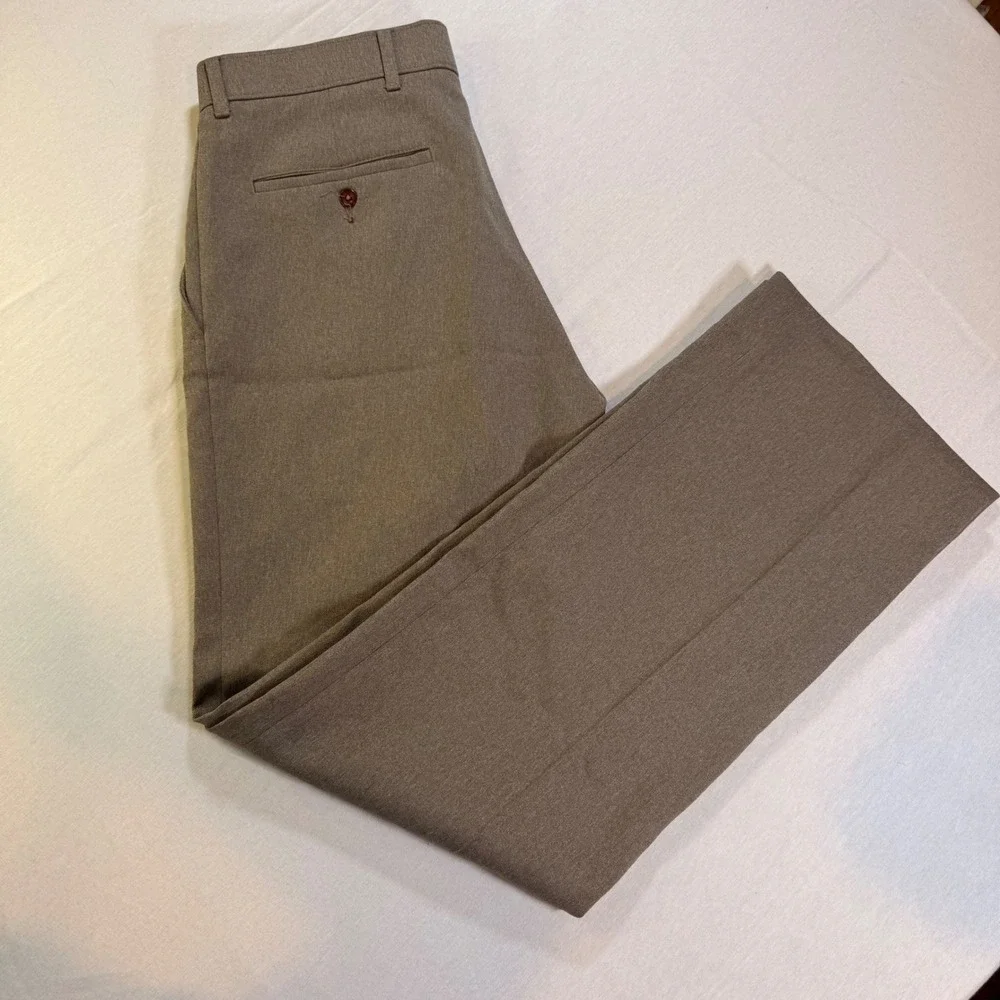 Vintage Levis Action Slacks Mens 30x30 Brown Sta-Prest Trousers 70's Retro USA
